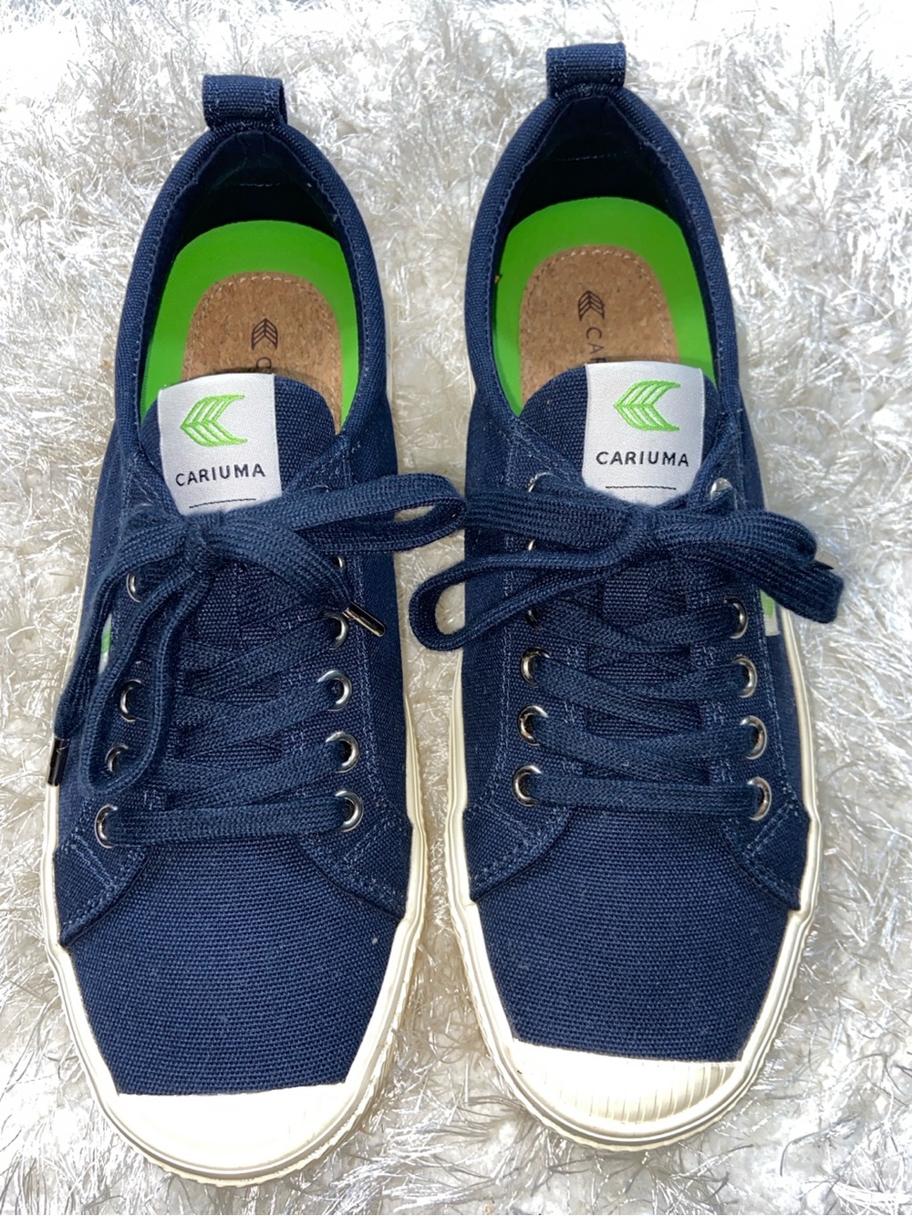Cariuma OCA Low Navy Blue Canvas Sneakers Women’s 9.5 Men’s 8